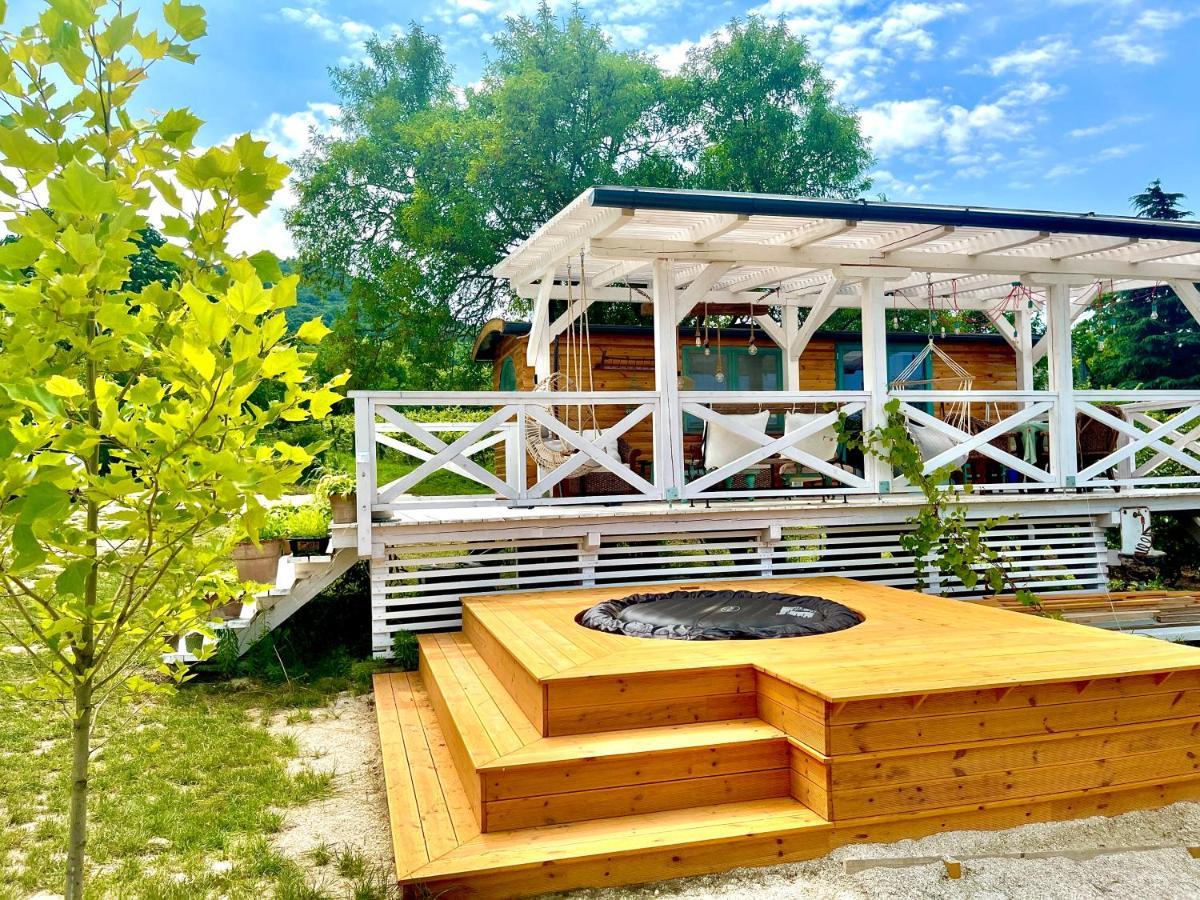 Bohemian Eco Lodge At Lake Balaton Kisapati Kültér fotó