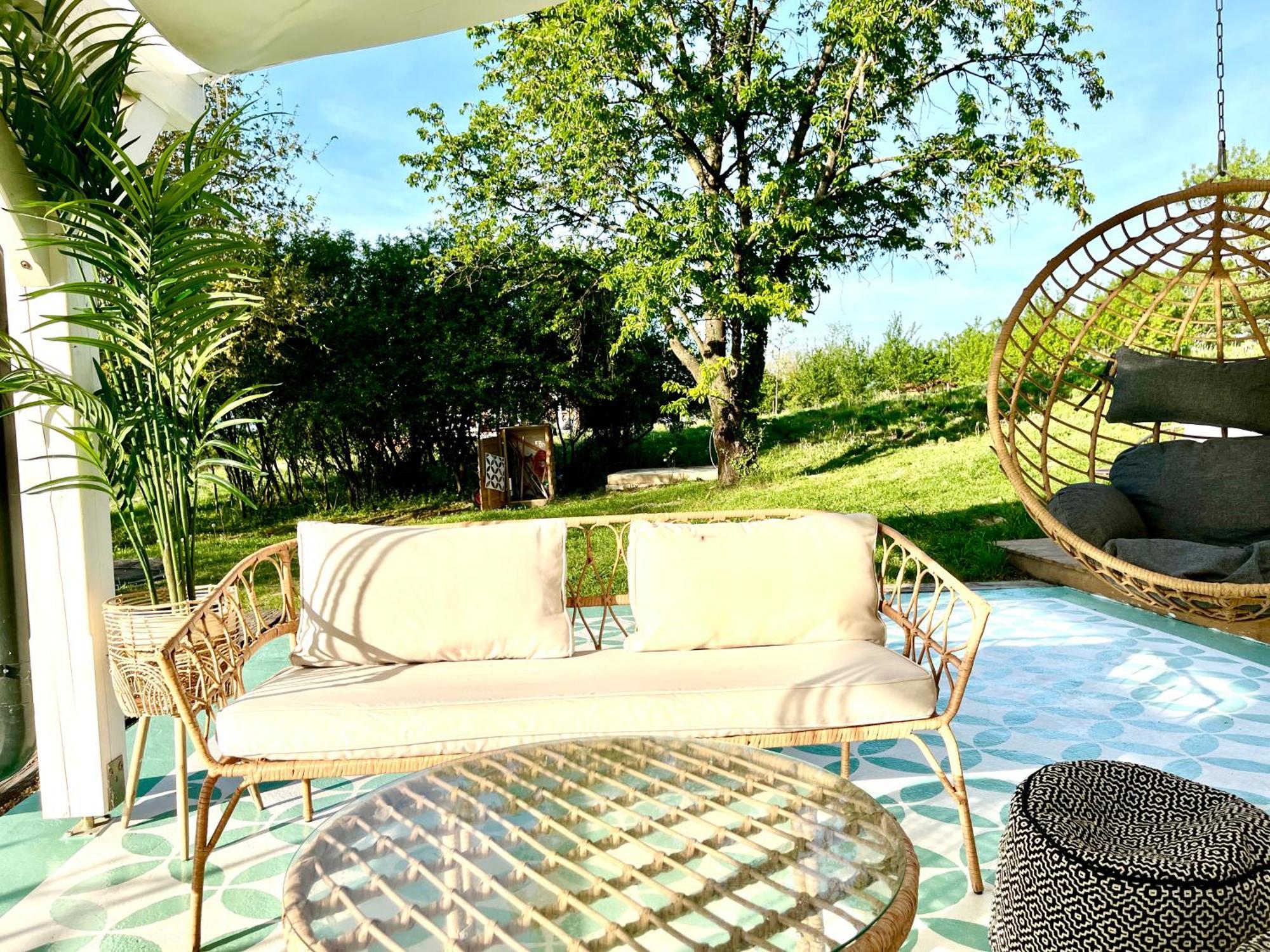 Bohemian Eco Lodge At Lake Balaton Kisapati Kültér fotó