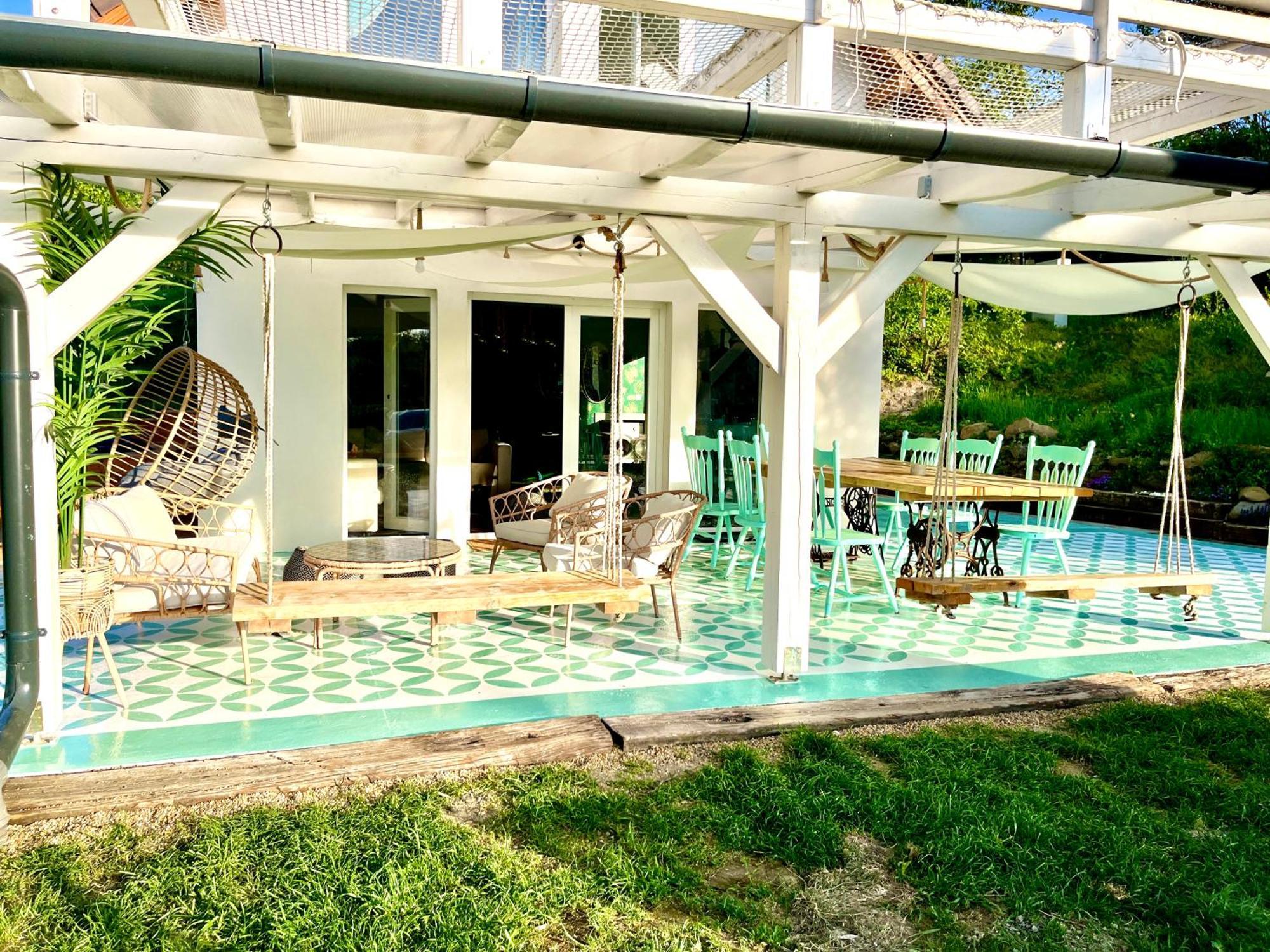 Bohemian Eco Lodge At Lake Balaton Kisapati Kültér fotó